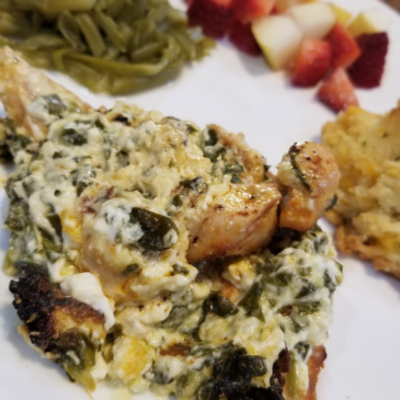 Creamy Spinach Stuffed Chicken Breast